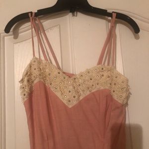 Vintage 50s Rhinestone Dress